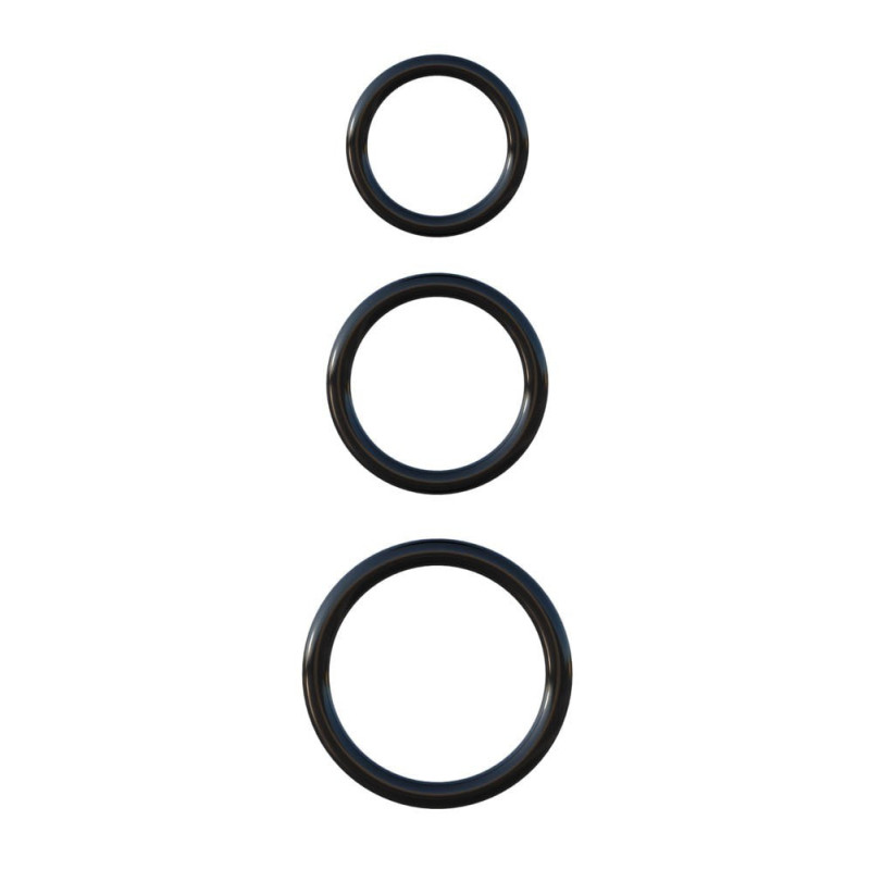 Fantasy C-ringz Lot de 3 cockrings Silicone C-Ringz